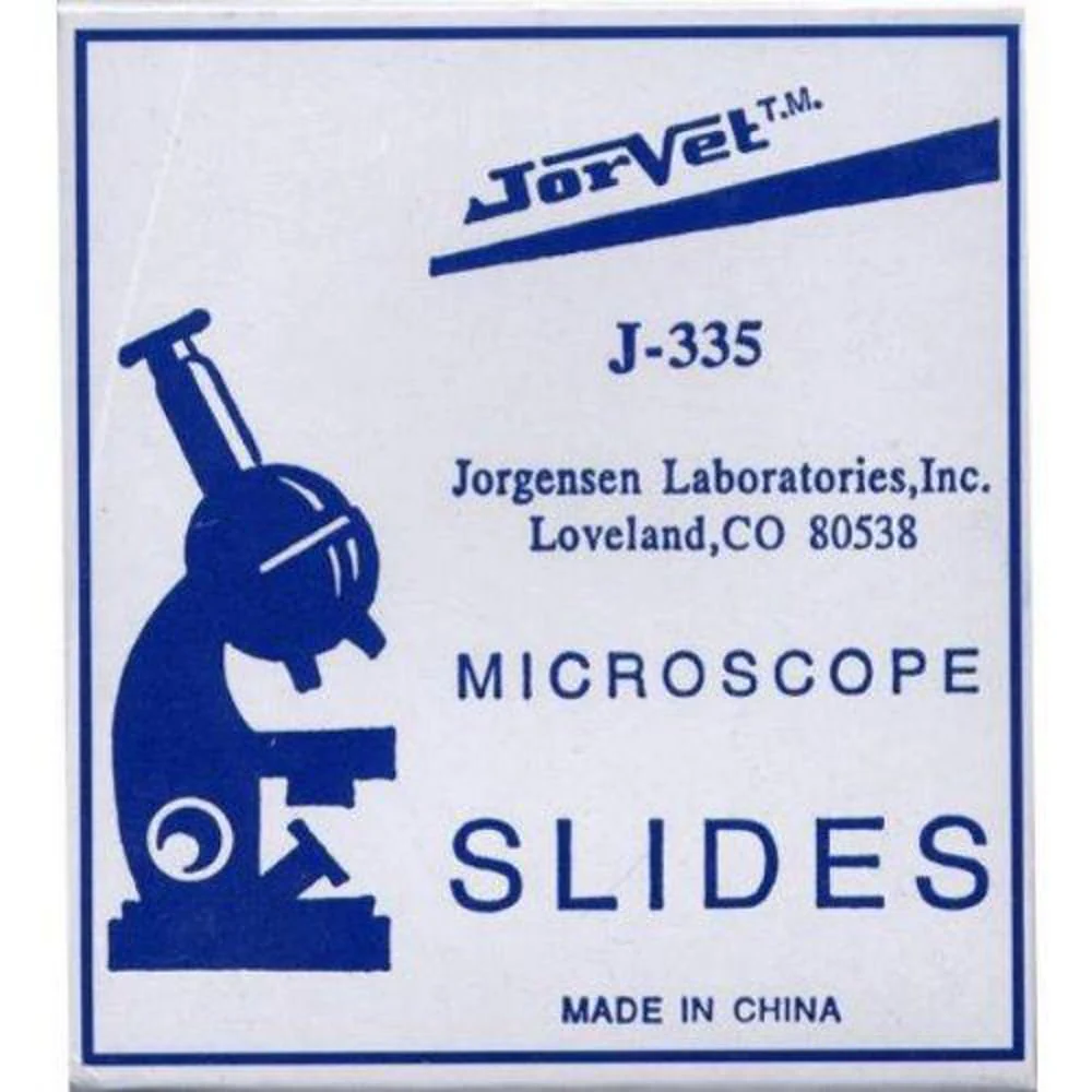 Jor-Vet Microscope Slides, Clear, Box of 72 - Image 1