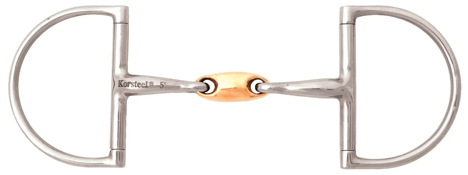 JP Korsteel Copper Link Hunter Dee Snaffle Bit - Image 2
