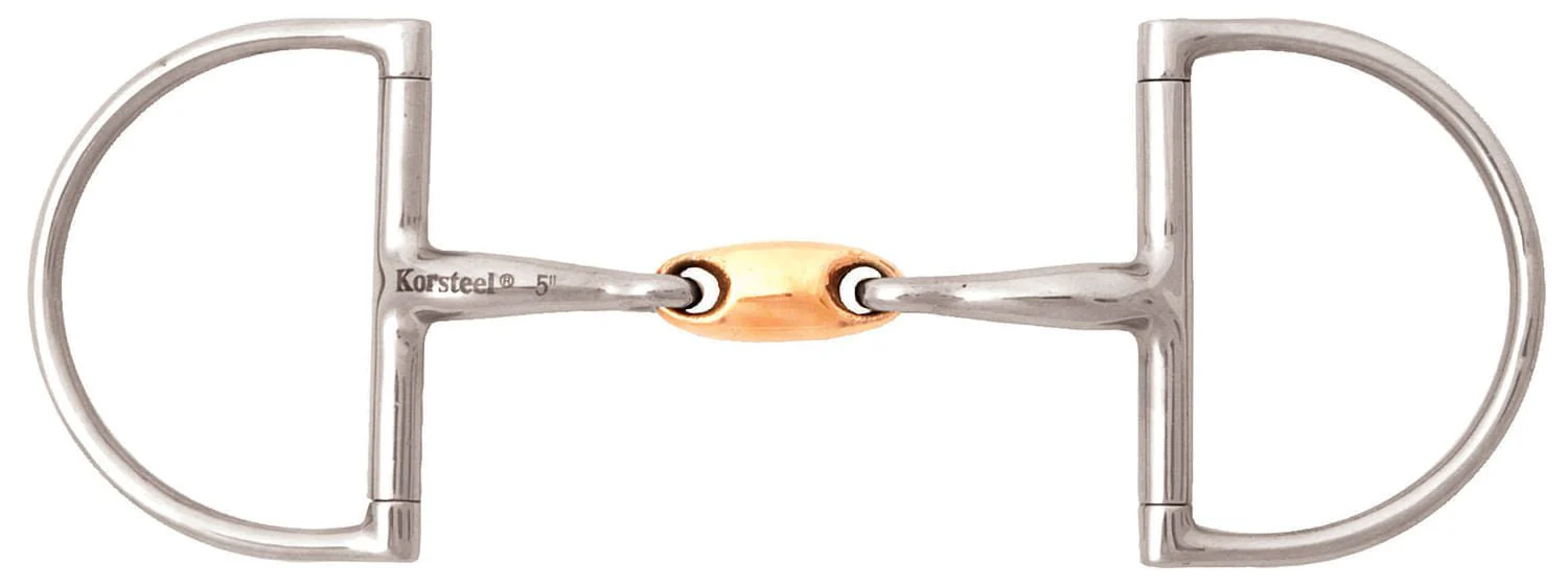 JP Korsteel Copper Link Hunter Dee Snaffle Bit - Image 1