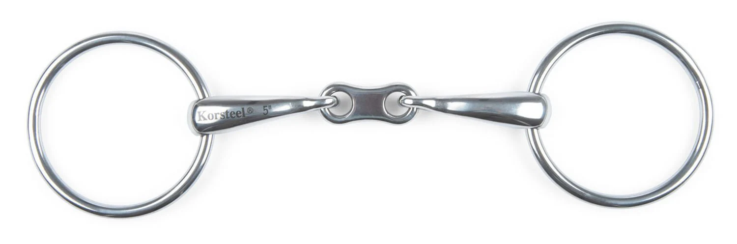 JP Korsteel French Link Loose Ring Snaffle Bit - Image 1