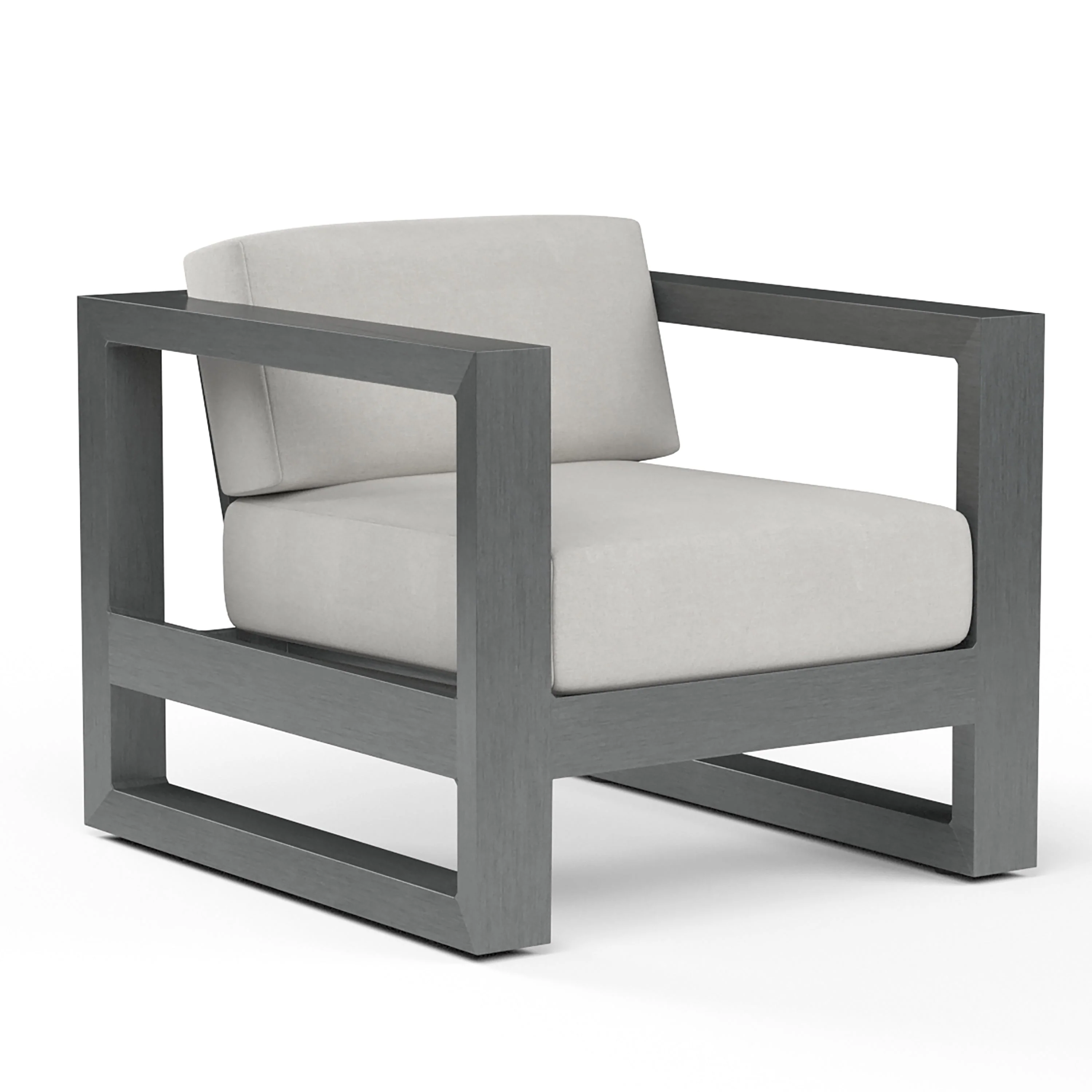 Redondo Club Chair in Cast Silver, No Welt