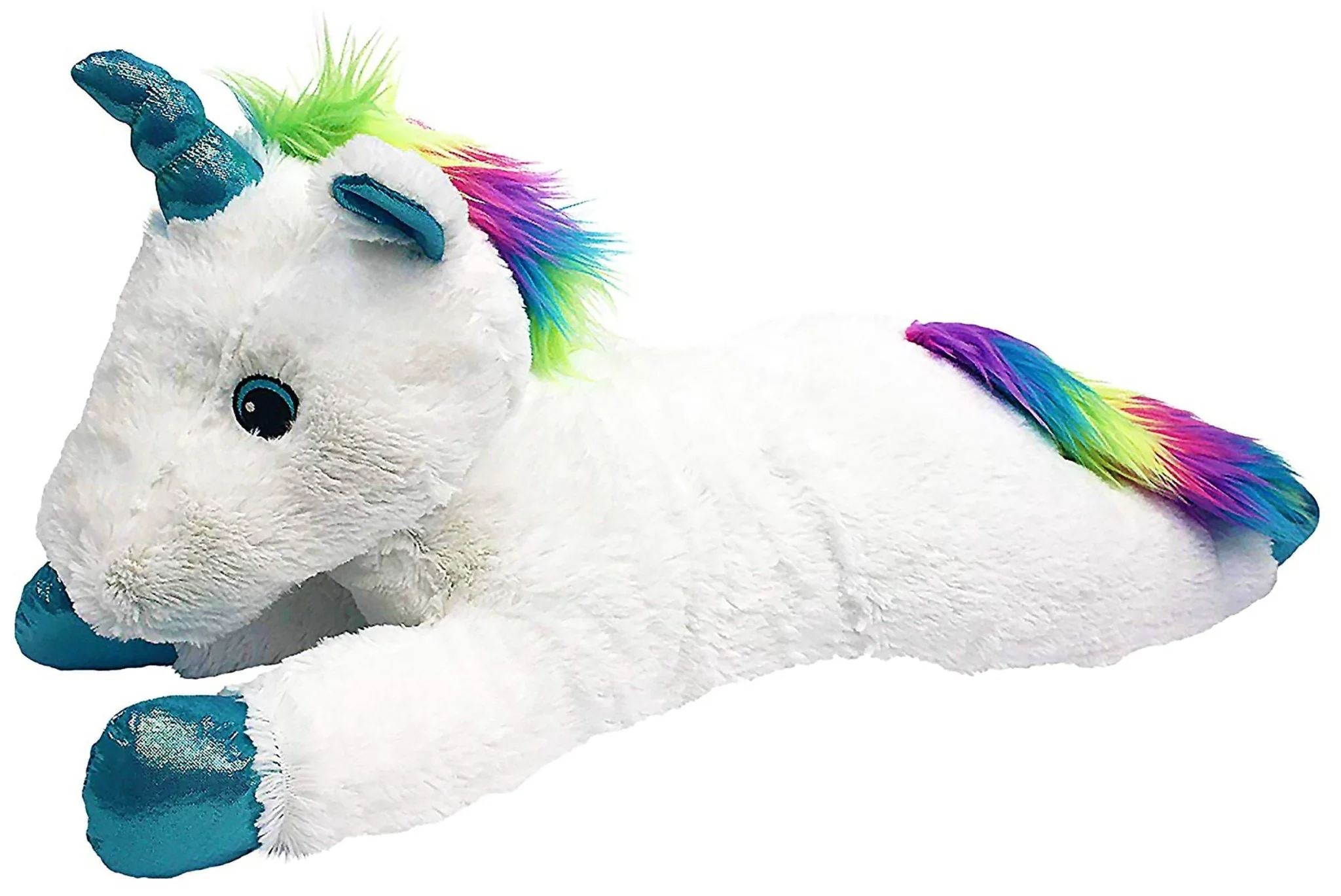Jumbo Unicorn Plush Dog Toy, 24"L (Assorted) - Image 3