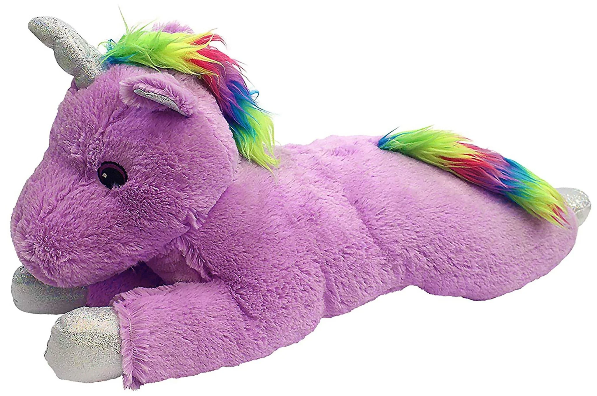 Jumbo Unicorn Plush Dog Toy, 24"L (Assorted) - Image 2