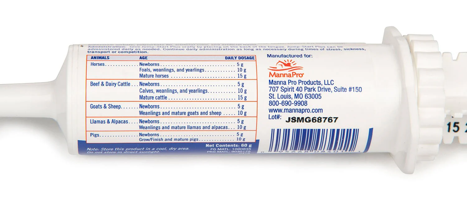 Jump-Start Plus Oral Microbial Gel for Animals, 60 g - Image 2