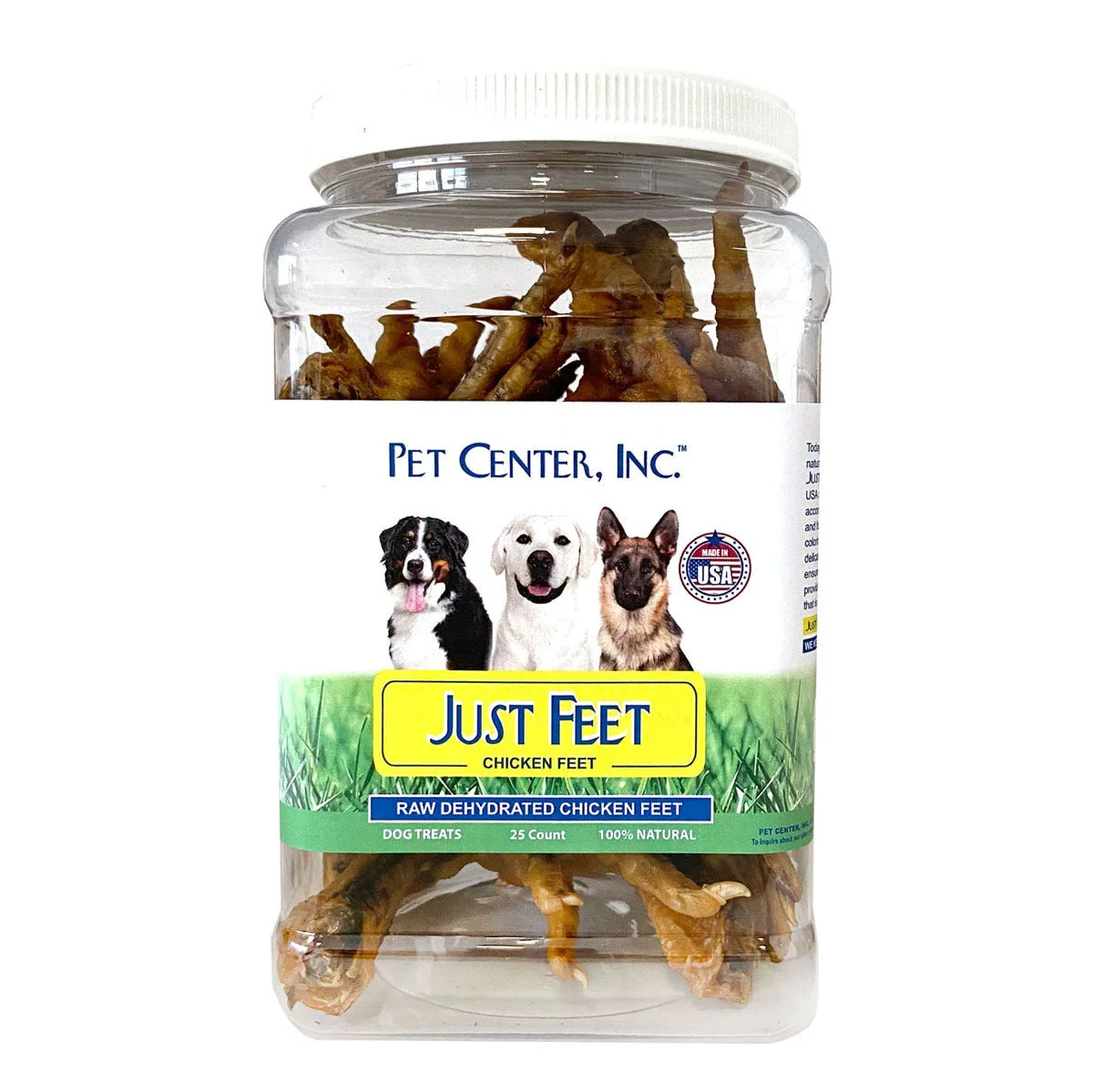 Just Feet Chicken Feet Dog Treats – All-Natural, Single Ingredient, Air-Dried