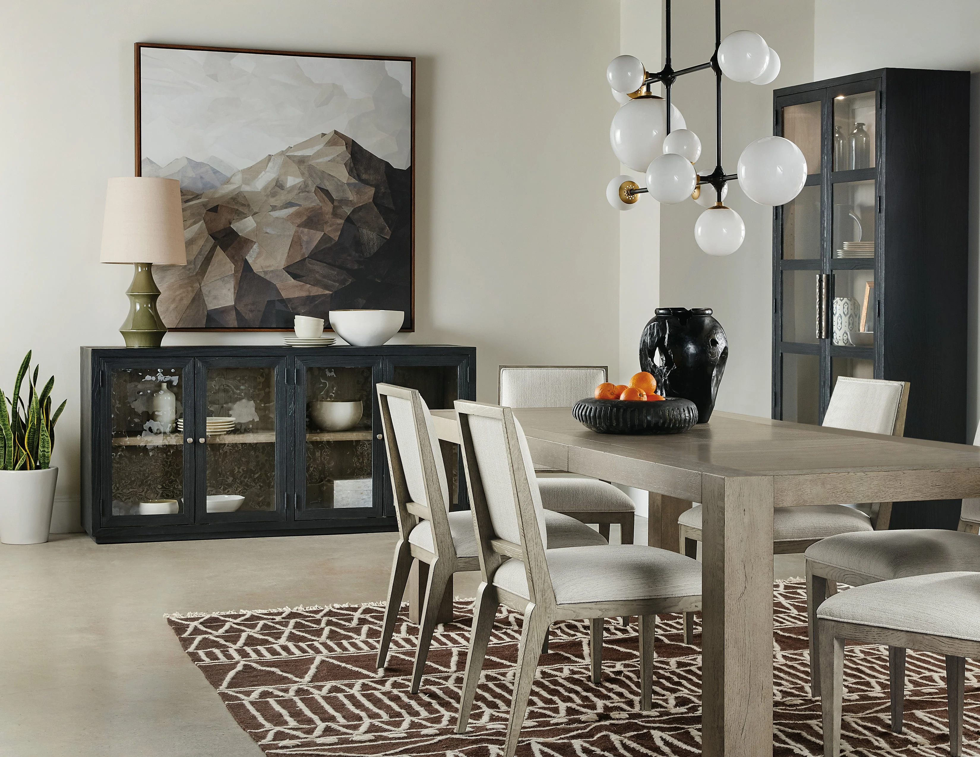 Linville Falls North Fork Rectangle Dining Table with 1-24 in Leaf - Image 3