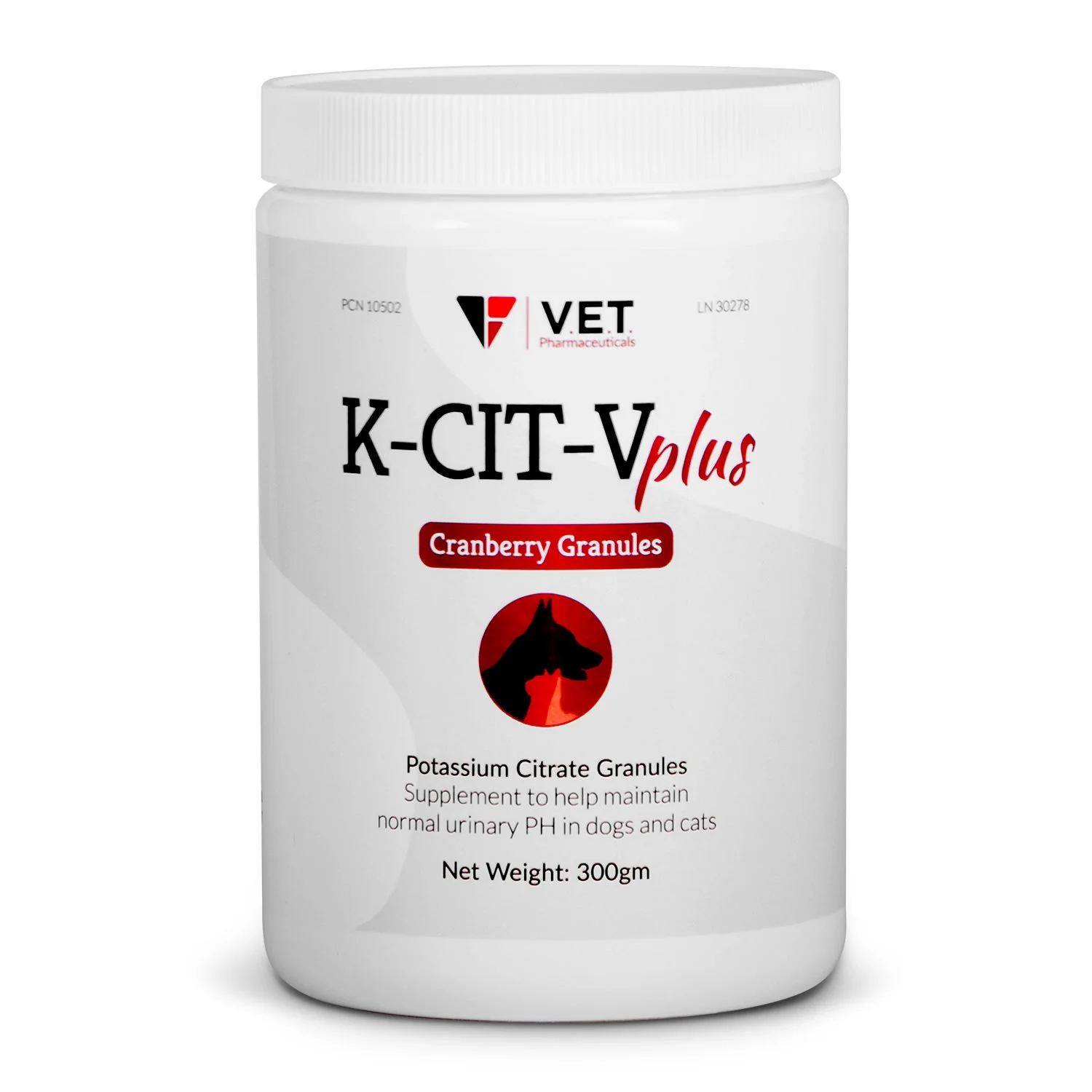 K-CIT-V Plus Cranberry 300 gm Granules for Dogs and Cats - Image 1