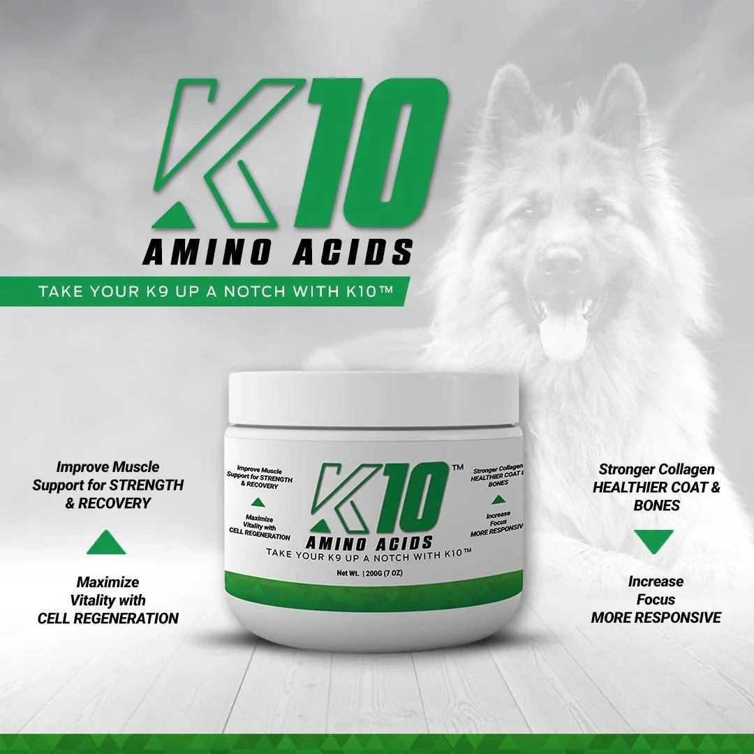 K10 Amino Acids for Dogs, 7 oz (200 gm) - Image 2