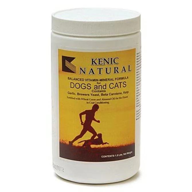 Kenic Natural Vitamin-Mineral Coat Conditioning Supplement for Dogs & Cats - Image 1