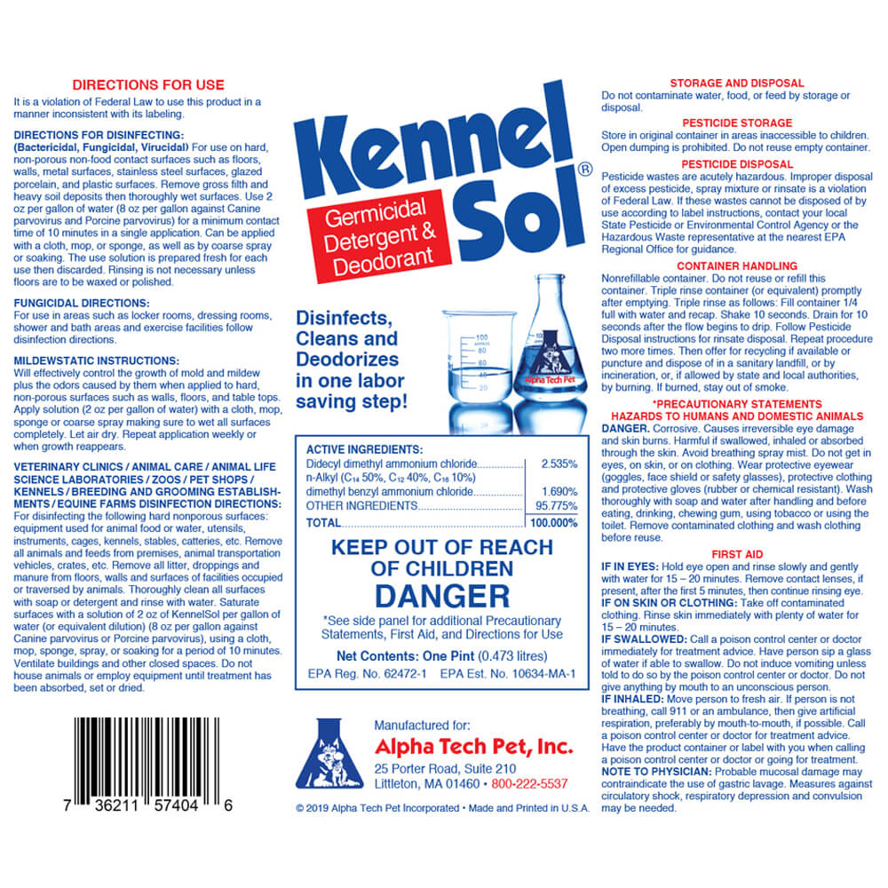KennelSol Germicidal Detergent & Deodorant Cleaner - Image 3