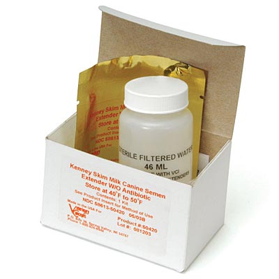 Kenney Skim Milk Canine Semen Extender Kit - Image 1