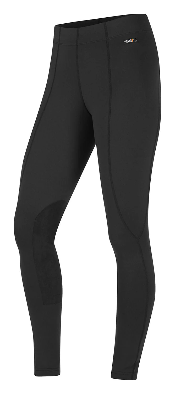 Kerrits Women's Flow Rise Knee Patch Performance Riding Tights - Image 2