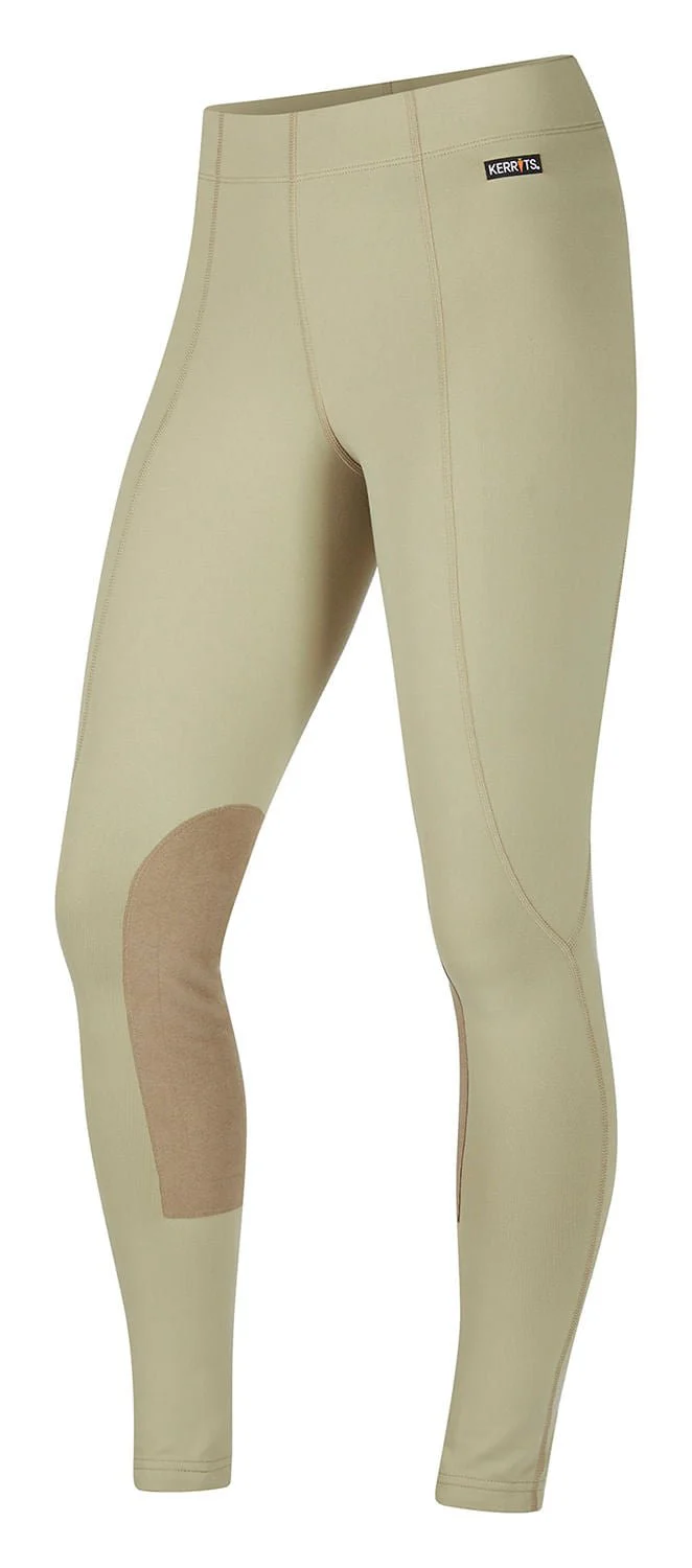 Kerrits Women's Flow Rise Knee Patch Performance Riding Tights - Image 1