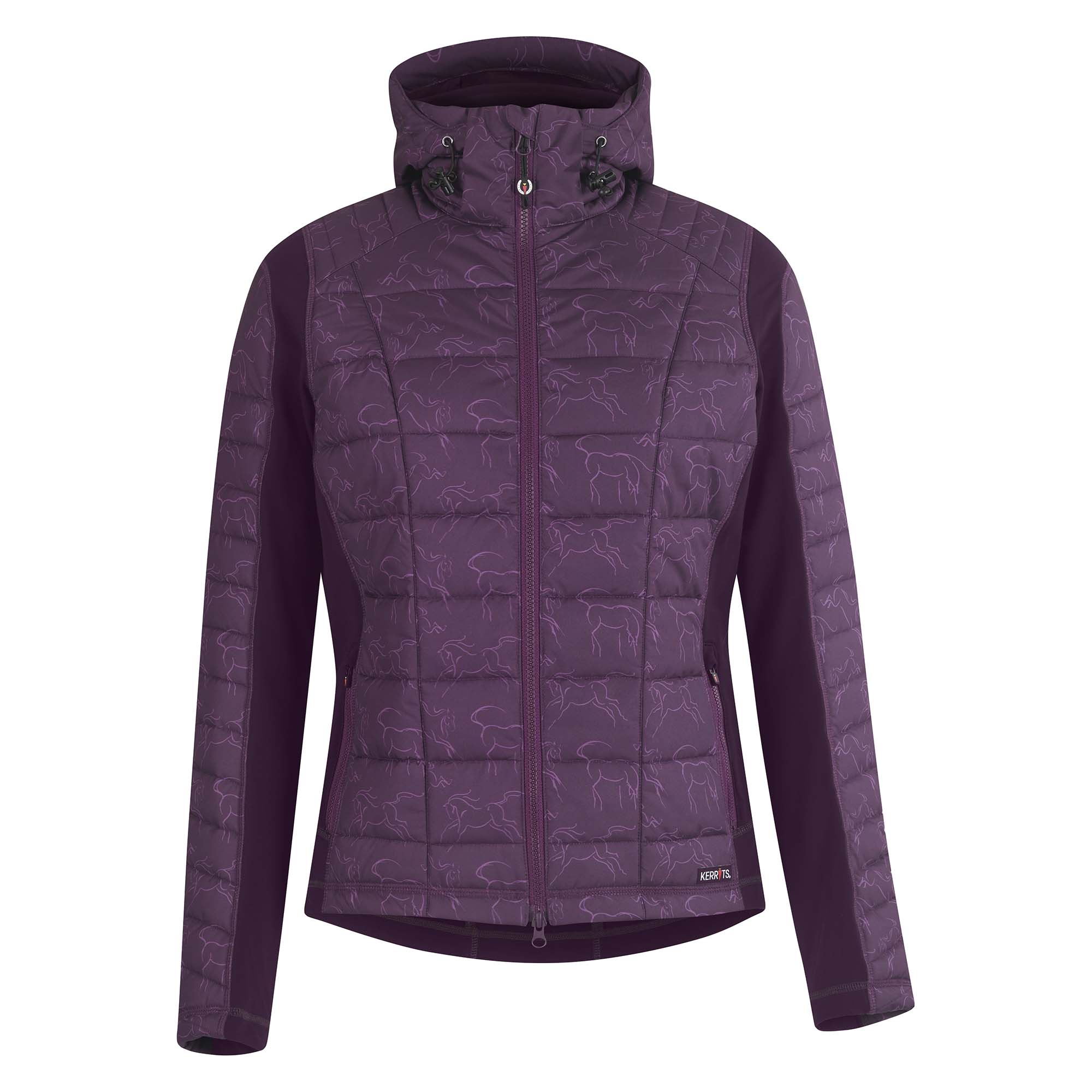 Kerrits Women's Heads Up Winter Whinnies Quilted Riding Jacket - Image 2
