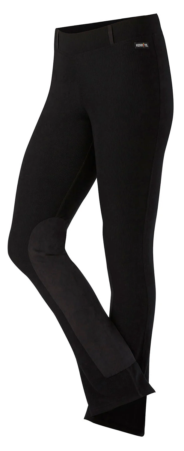 Kerrits Women's Microcord Extended Knee Patch Bootcut Riding Tights - Image 2