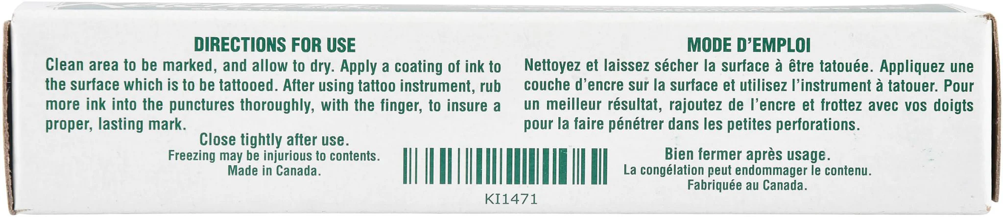 Ketchum Green Animal Tattoo Paste - Image 2