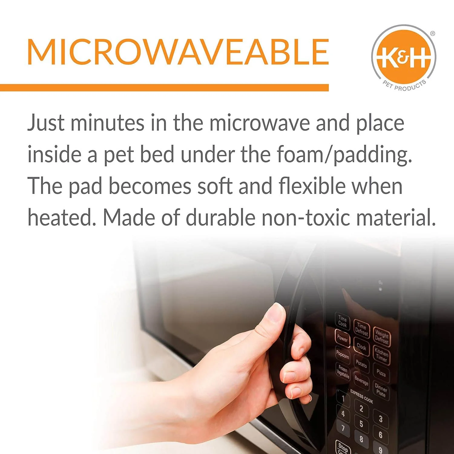 K&H Reusable Microwavable Pet Bed Warmer for Indoor & Outdoor Use with Dogs and Cats - Image 3