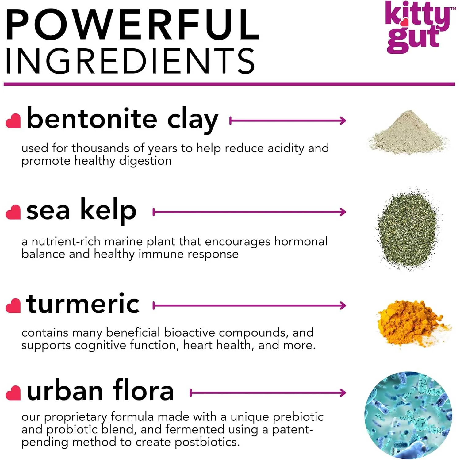 Kitty Gut 3-in-1 Pre + Pro + Postbiotic Supplement for Cats - Image 3