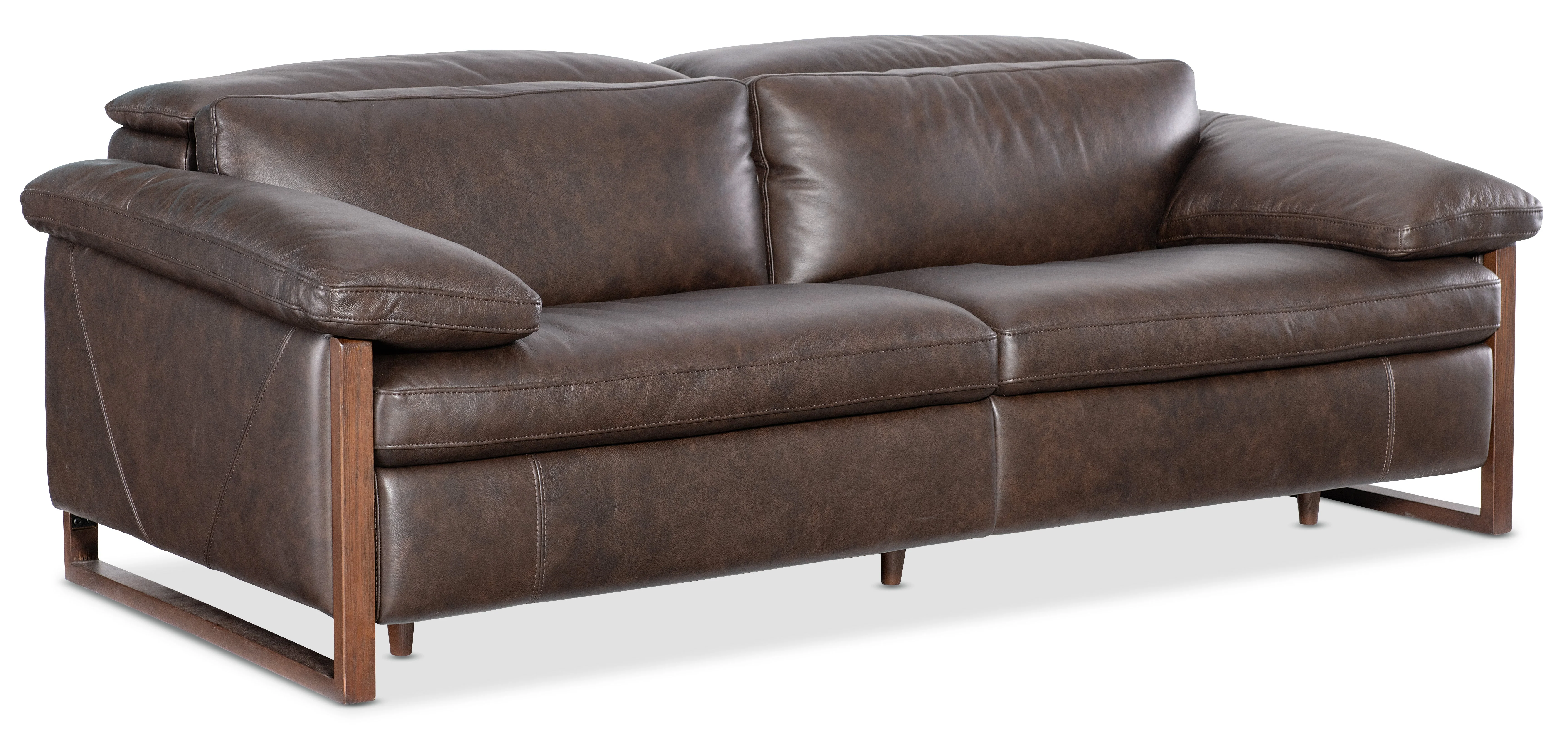 Jericho Power Sofa with Power Headrest | Dallas Americano Leather - Image 1