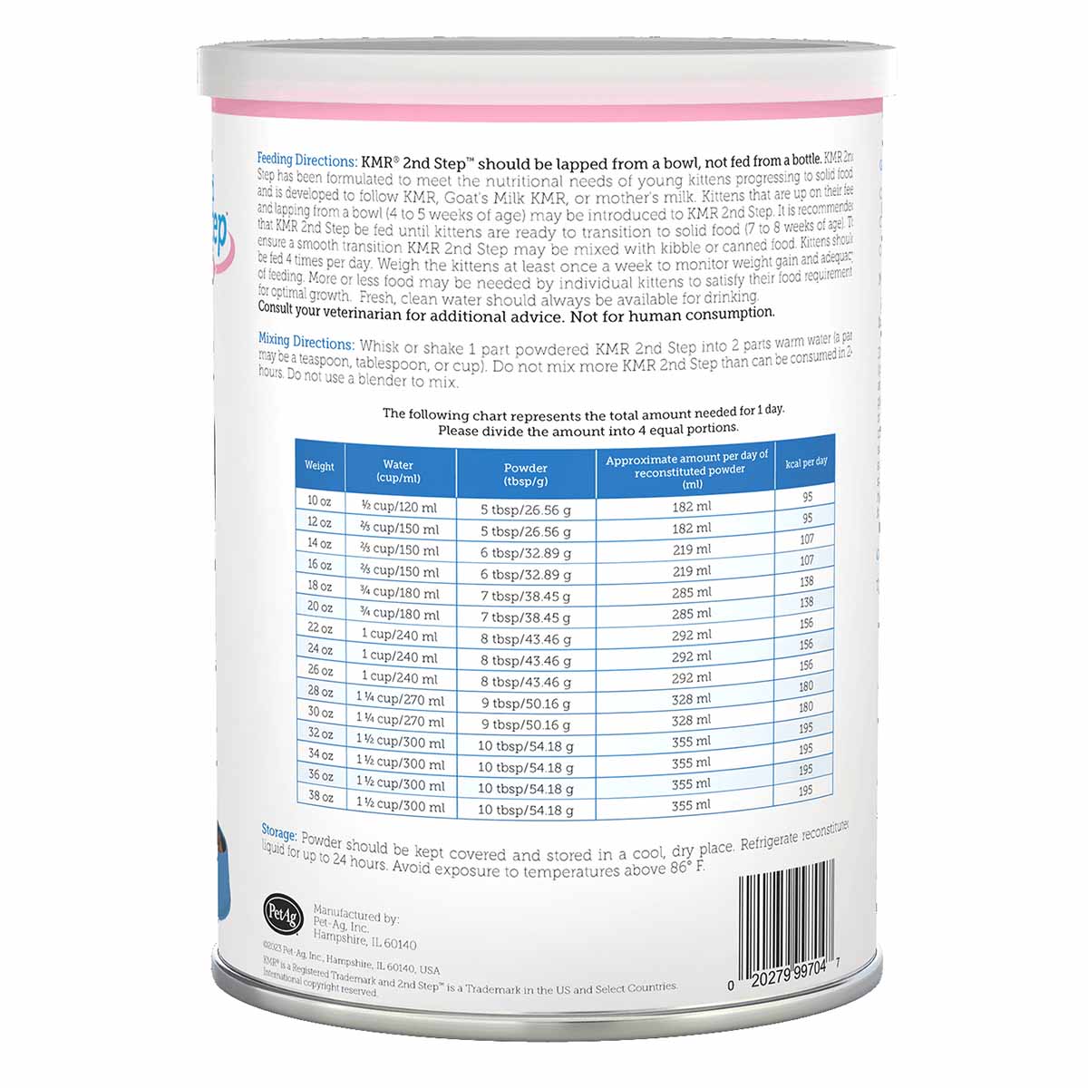 KMR 2nd Step Kitten Weaning Food, 14 oz – Powdered Formula for Orphaned, Bottle-Fed, or Nursing Kittens - Image 2