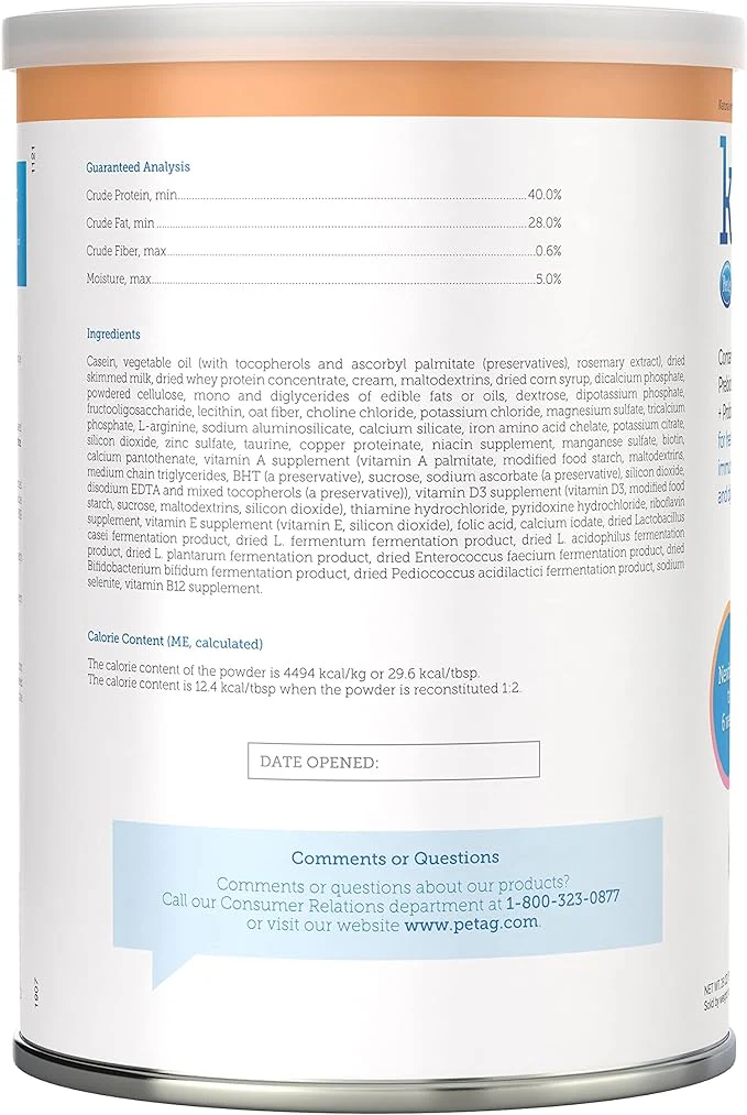KMR Kitten Milk Replacer Powder – Easy-to-Mix Formula for Newborn Kittens & Adult Cats Needing Supplemental Feeding - Image 2