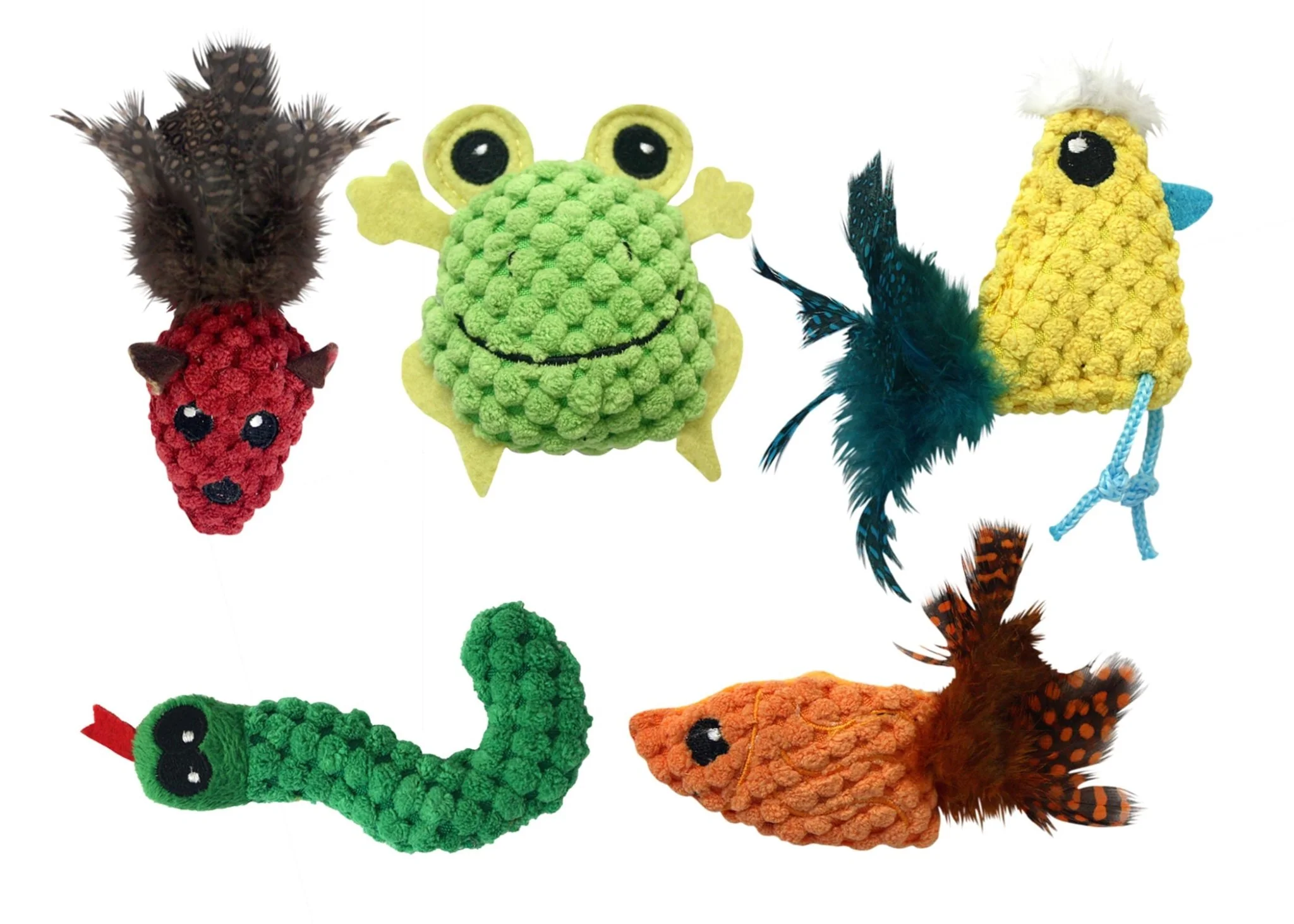 Knobby Knits Cat Toys with Catnip, Assorted (Single Toy) - Image 1