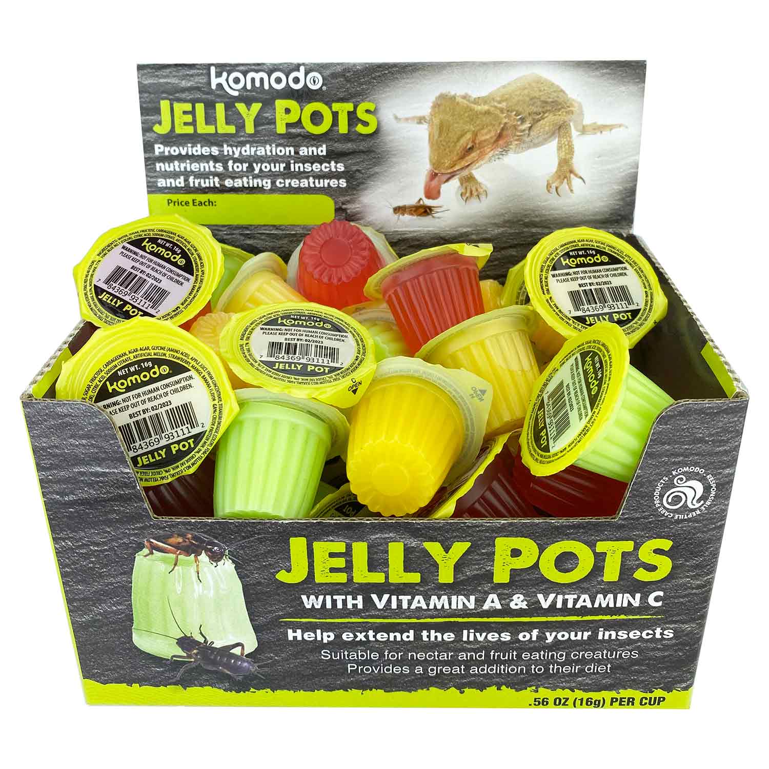 Komodo Jelly Pots, Fruit Mix - Image 1