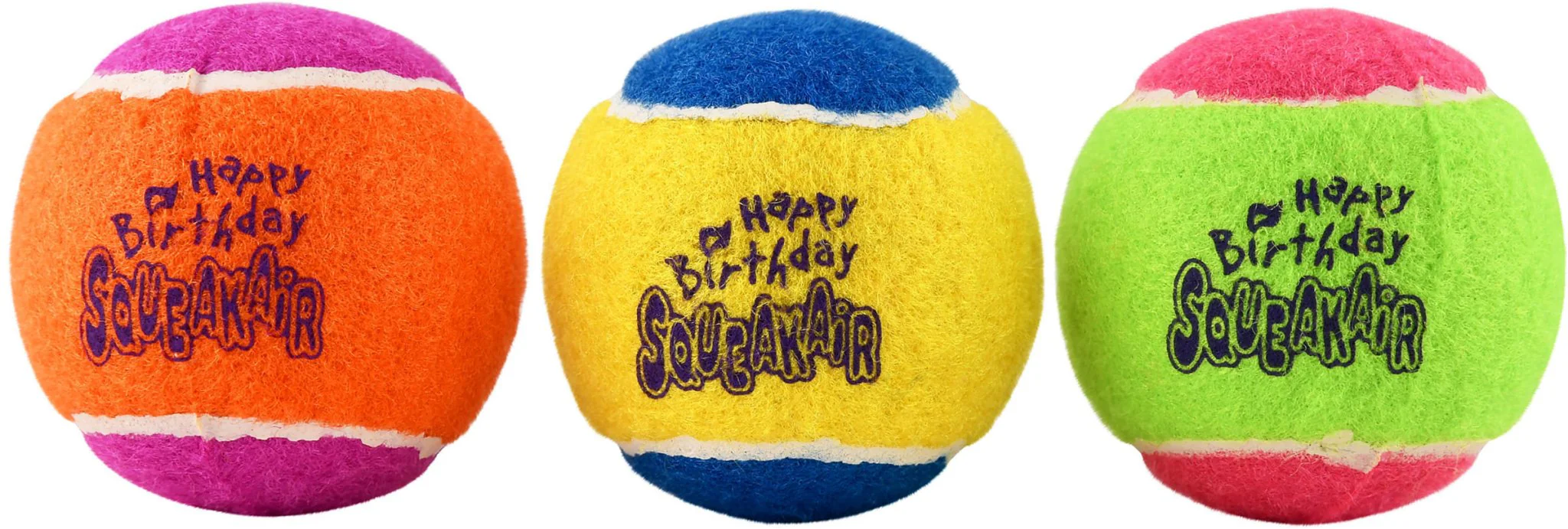 KONG Birthday Squeaker Balls, 3 pk - Image 1