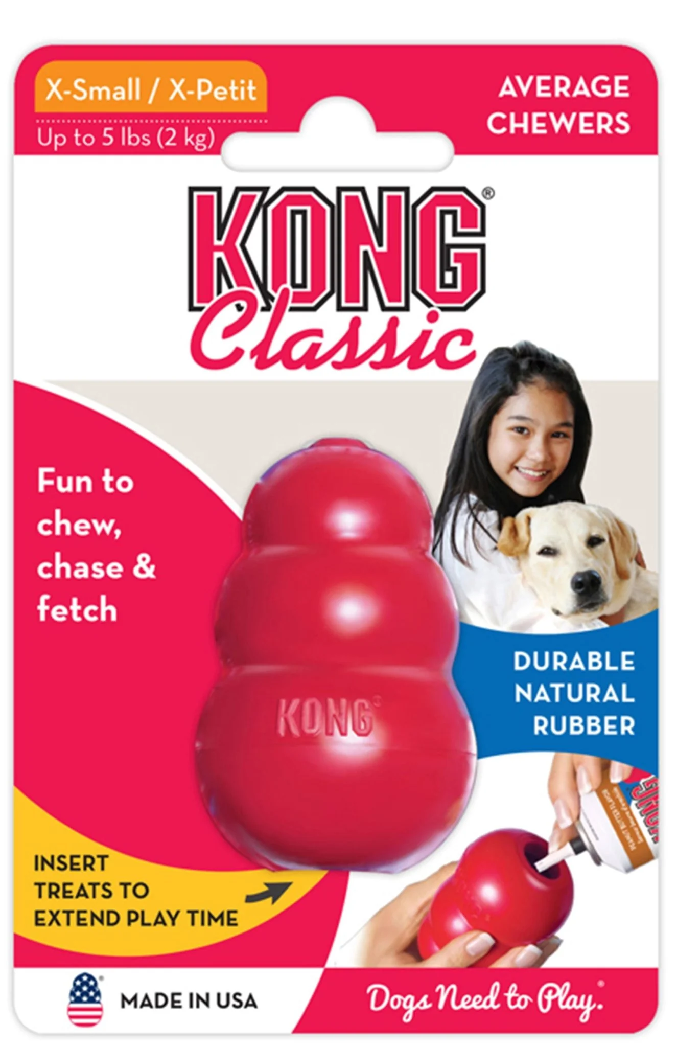 KONG Classic Dog Toy - Image 1