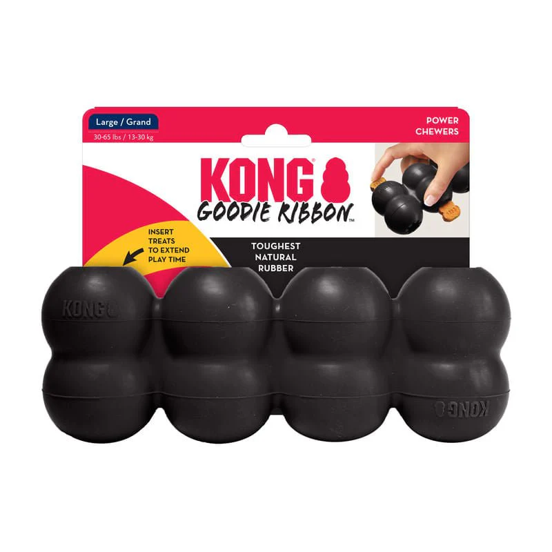 KONG Extreme Goodie Ribbon Dog Chew Toy - Image 1