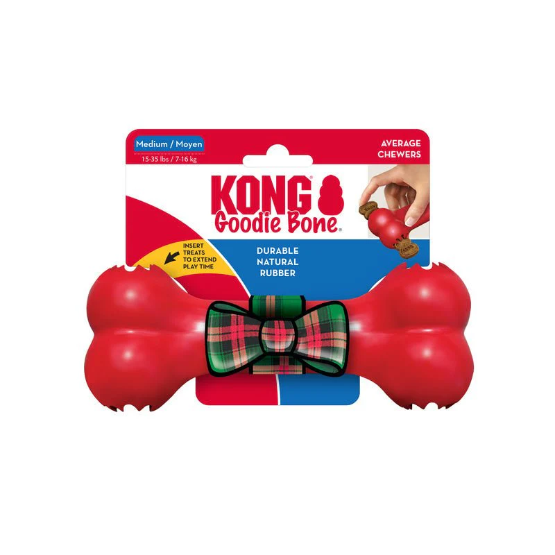 KONG Goodie Bone Rubber Dog Chew Toy, Medium - Image 2