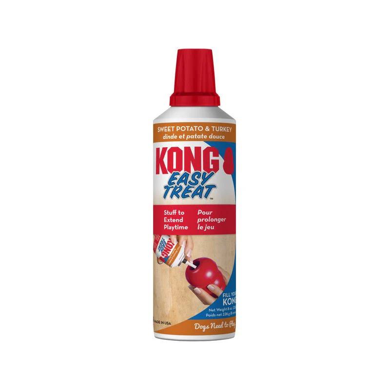 KONG Holiday Easy Treat® Turkey & Sweet Potato – Stuffable Dog Treat, Low-Calorie, Perfect for KONG Toys - Image 1