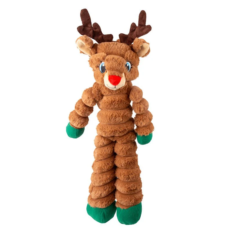 KONG Holiday Shakers™ Crumples Dog Toy, Reindeer, XL - Image 1