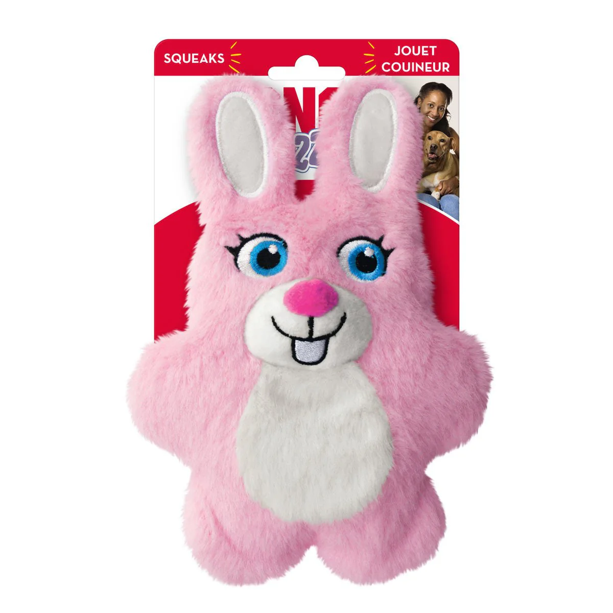 KONG Snuzzles Kiddos Plush Small Dog Toy with Squeaker & Crinkle - Image 2