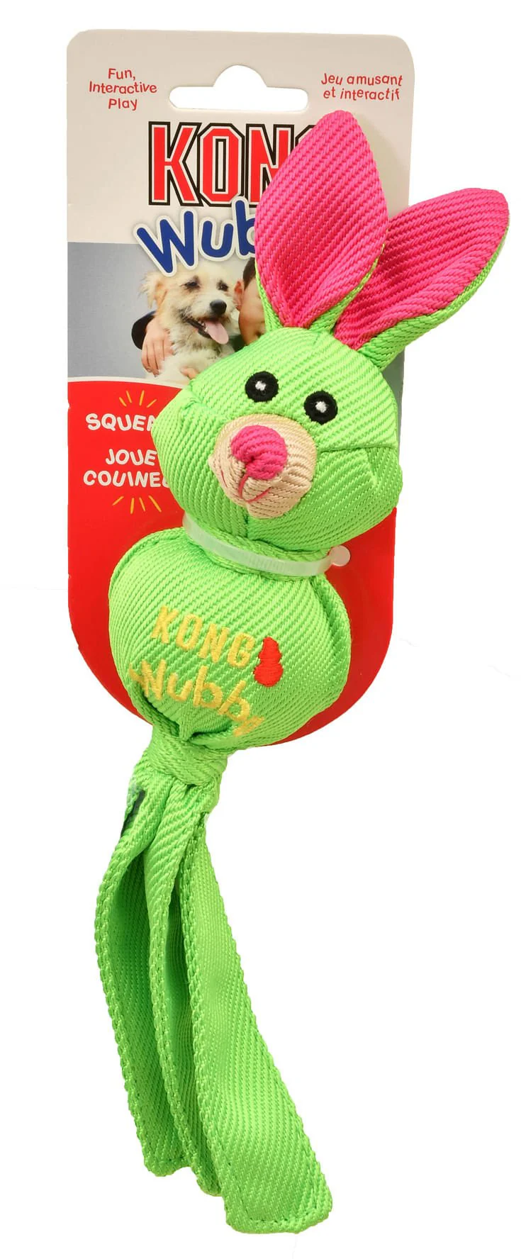 KONG Wubba Ballistic Friends Durable Squeaker Dog Toys - Image 1