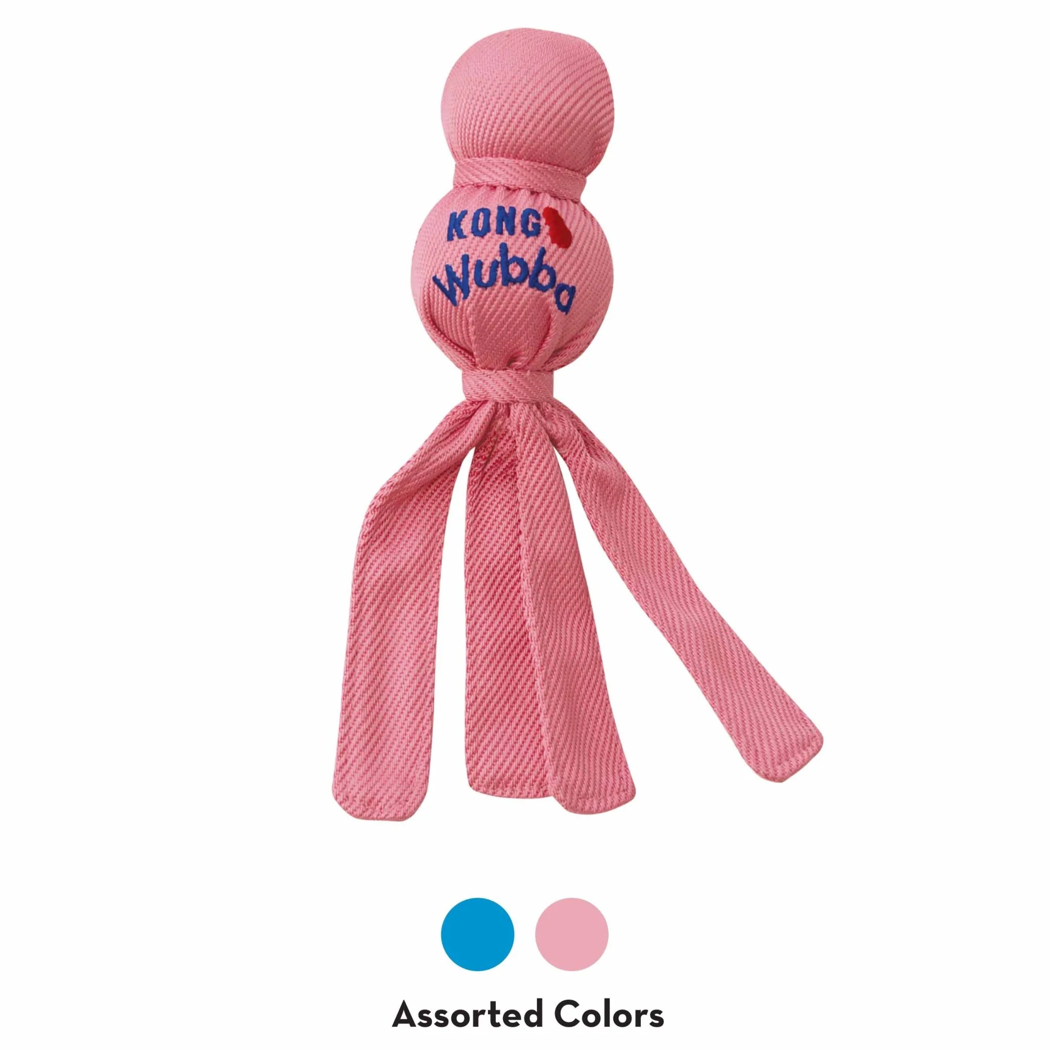 KONG Wubba Dog Toy – Interactive Squeaky Tug & Fetch Toy for Dogs (Assorted Colors, 1 Count) - Image 3