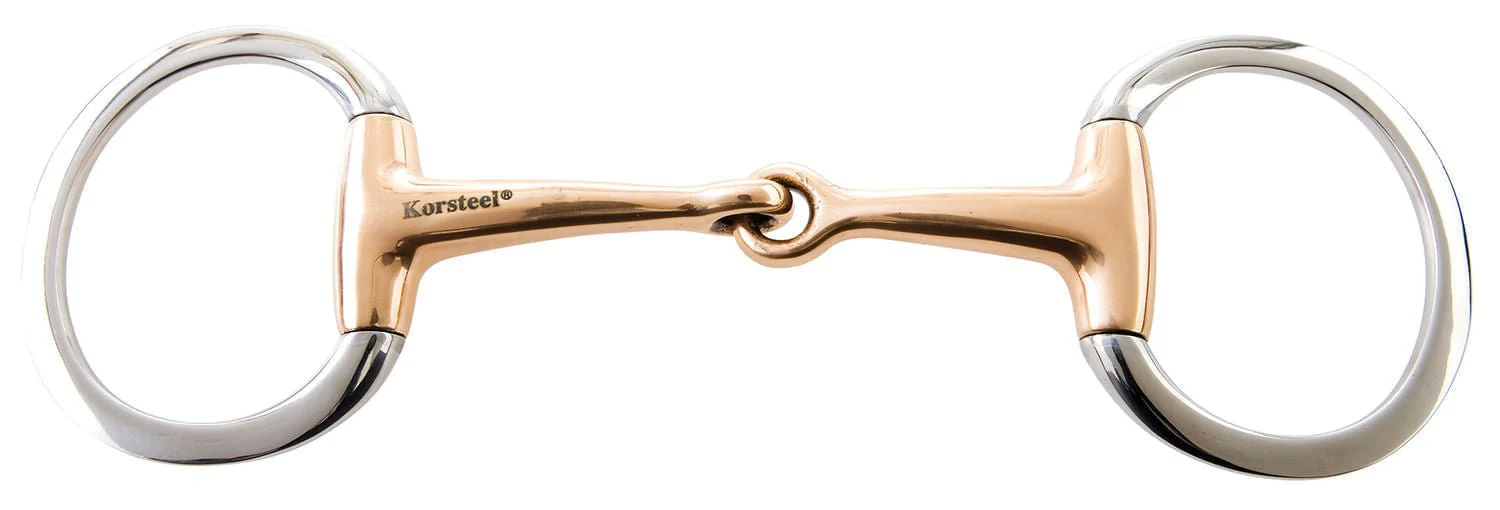 Korsteel Copper Mouth Eggbutt Snaffle Bit - Image 1