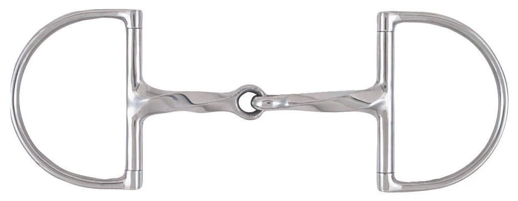 Korsteel Slow Twist Hunter Dee Ring Snaffle Bit - Image 2
