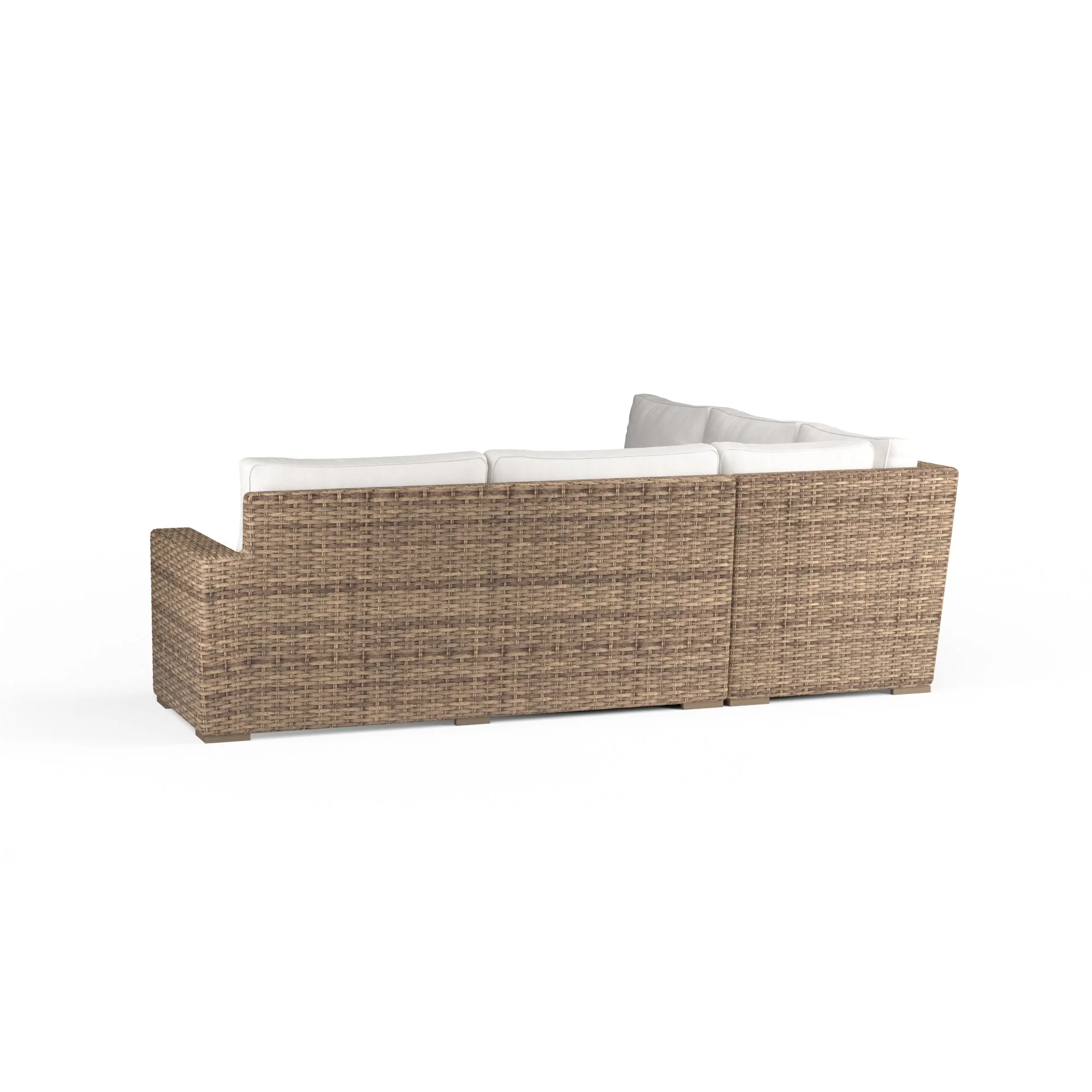 Havana Sectional in Canvas Flax w/ Self Welt - Image 2