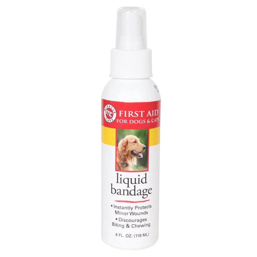 Kwik-Stop Liquid Bandage Spray for Dogs and Cats, 4 oz - Image 1