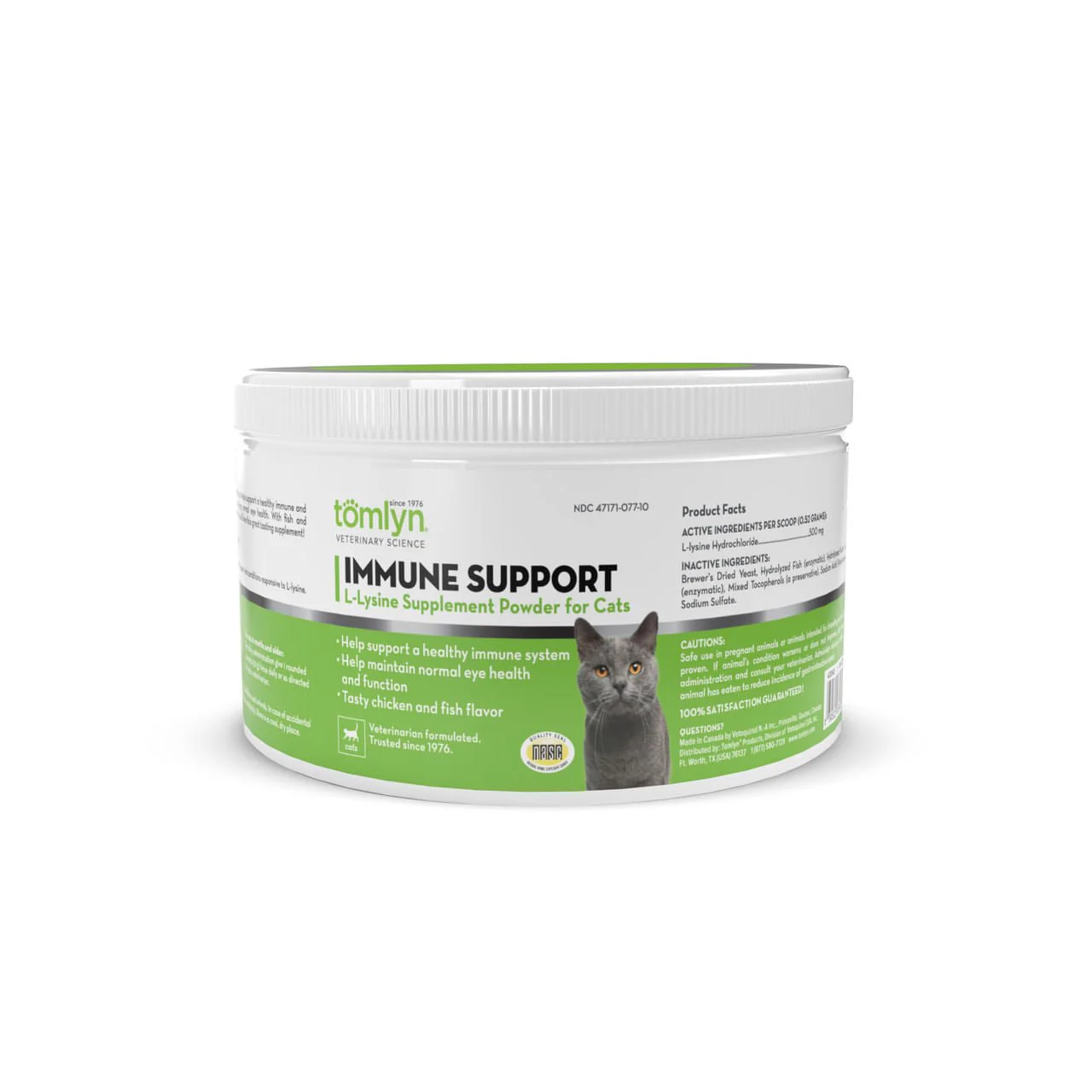 L-Lysine Powder Immune Support Supplement for Cats - Image 1