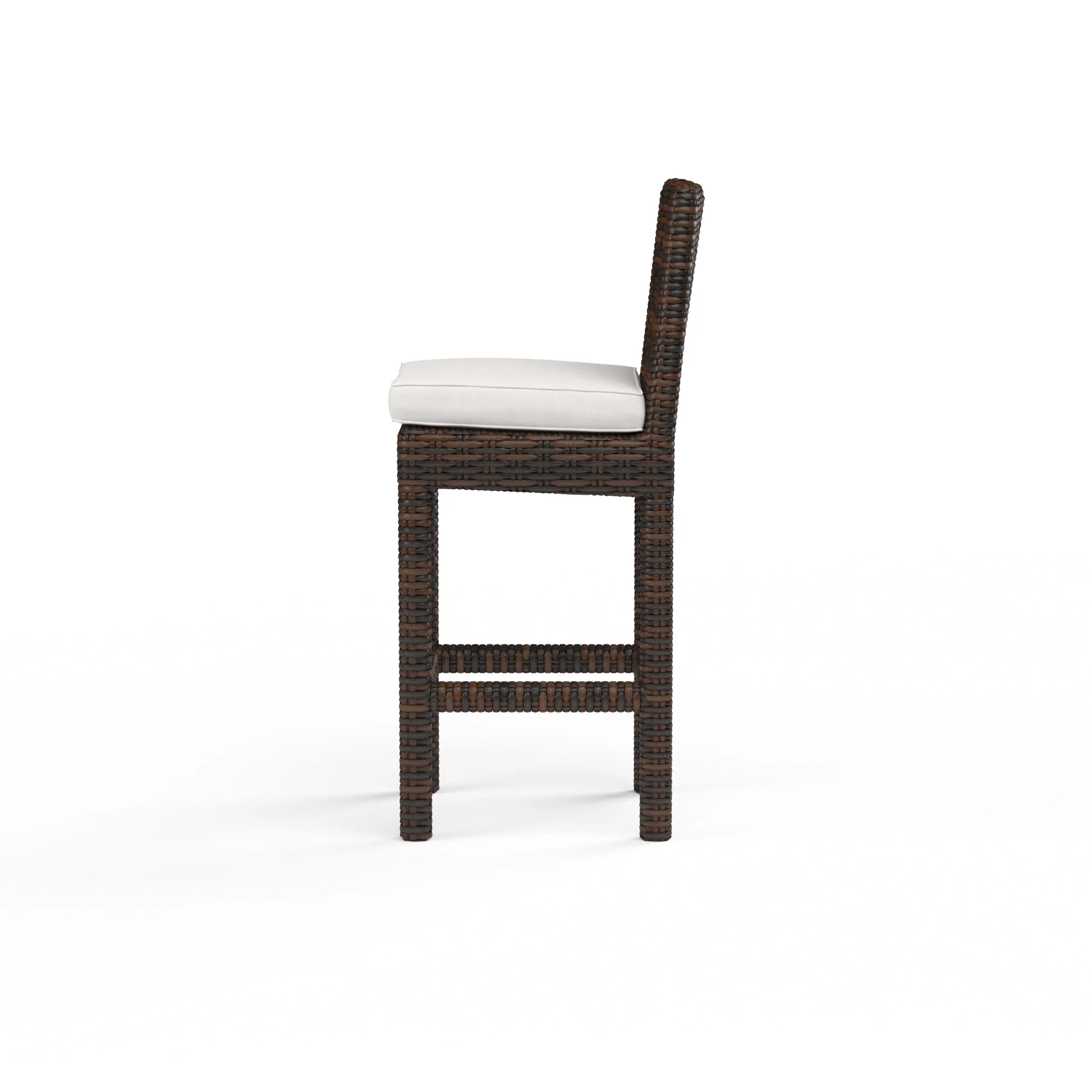 Montecito Barstool in Canvas Flax w/ Self Welt - Image 3