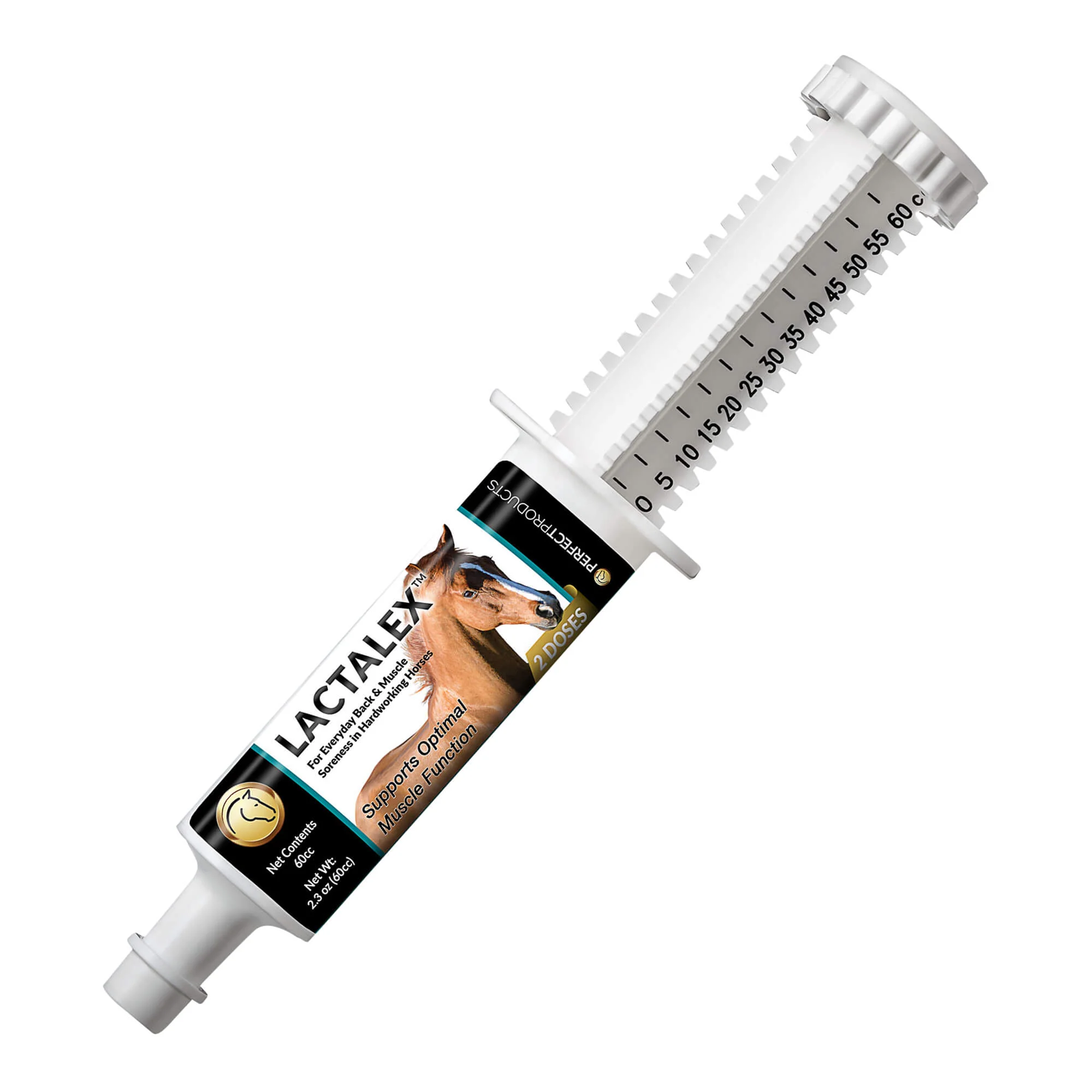 Lactalex Muscle Support Paste Horse Supplement, 60 cc - Image 1
