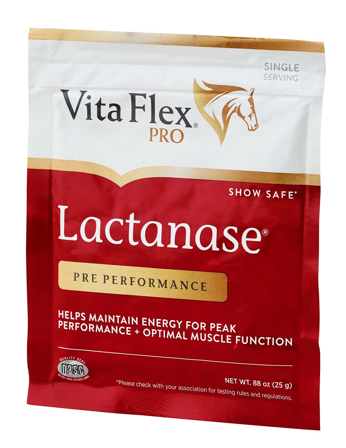 Vita Flex Pro Lactanase Pre-Performance Horse Supplement, Single Serve Packet - Image 1
