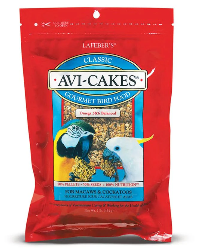 Lafeber Classic Avi-Cakes for Macaw & Cockatoo Birds