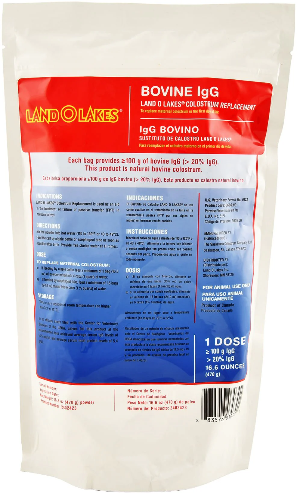 Land O Lakes Colostrum Replacer for Calves - Image 2