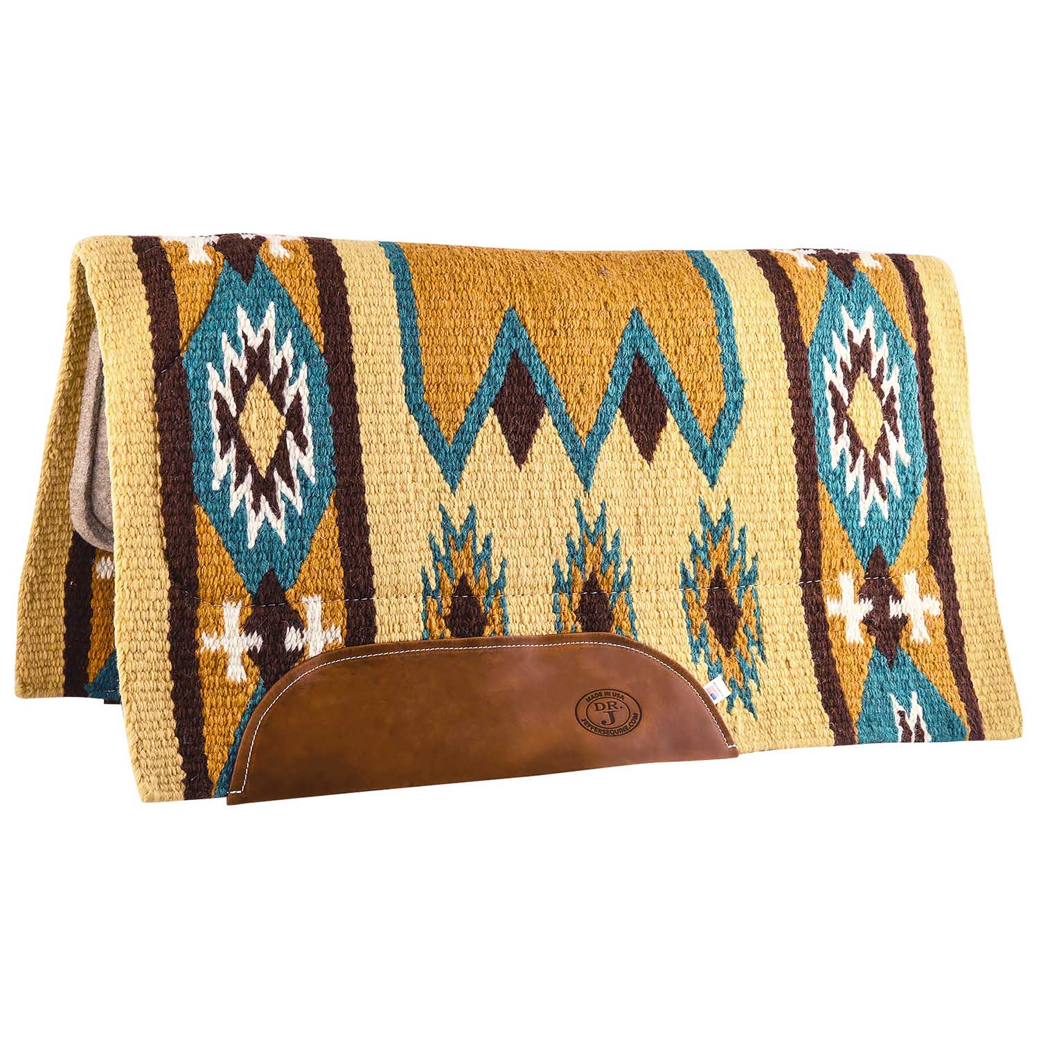 Laredo Wool Pad with Wool Felt Bottom, 34" x 36" - Image 1