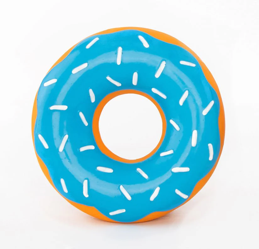 Latex Donutz Dog Chew Toy, 6" - Image 1