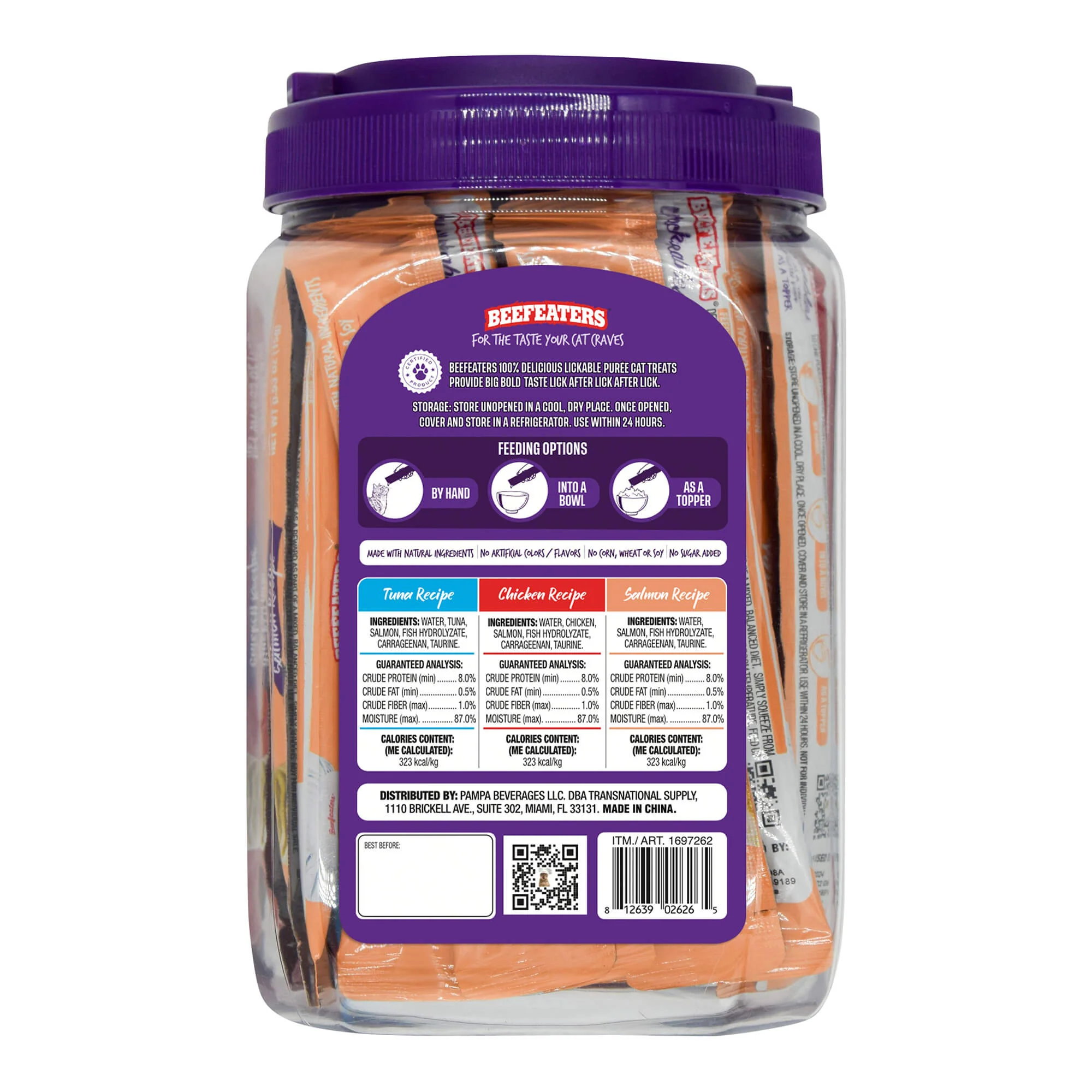 Beefeaters Lickables Puree Recipe Cat Treats - Image 2