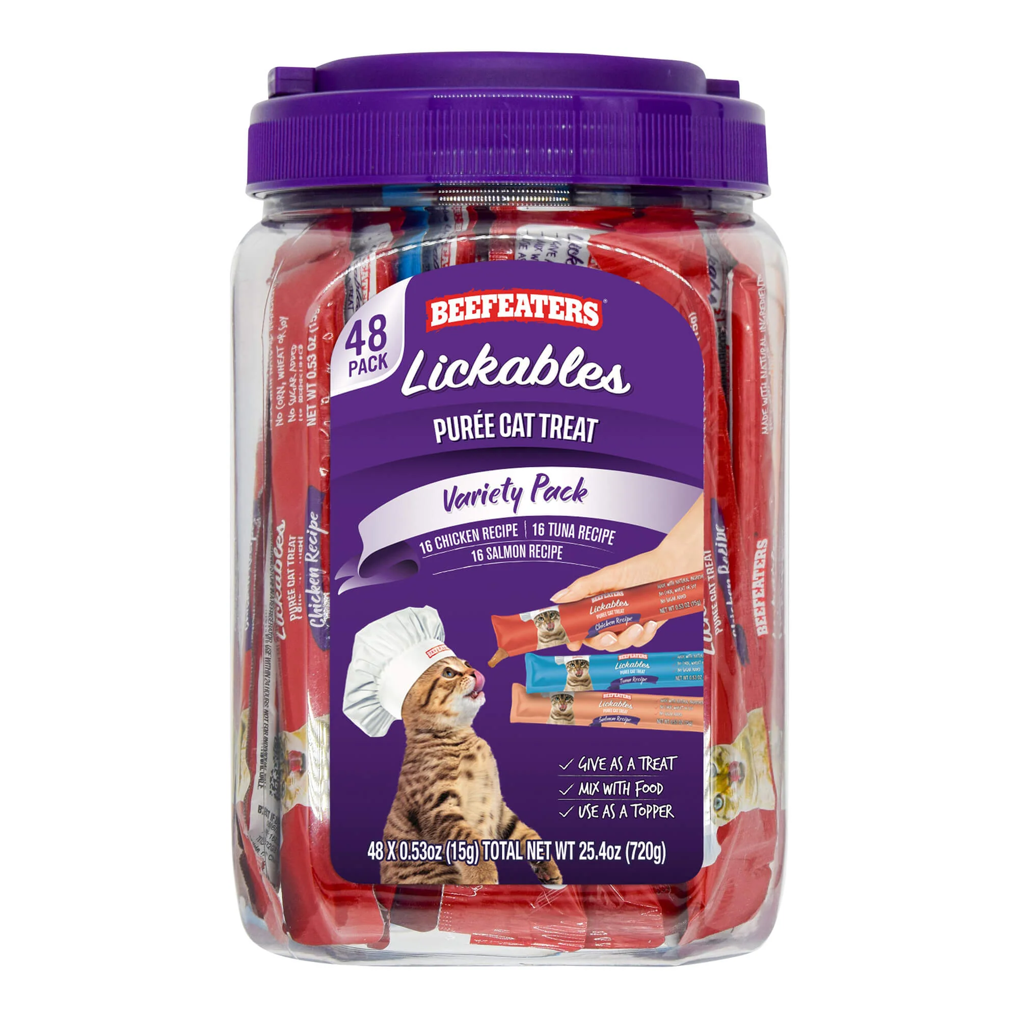 Beefeaters Lickables Puree Recipe Cat Treats